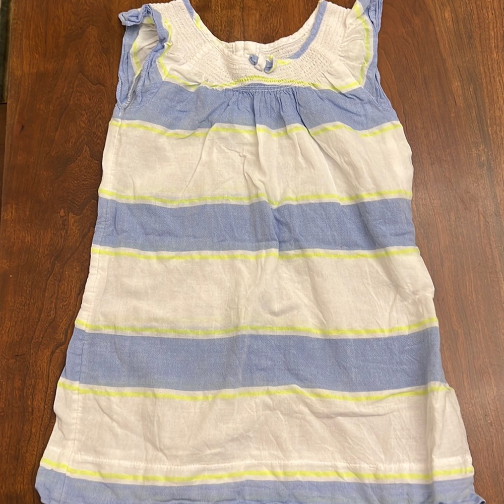 Janie and Jack size 3 blue and white lightweight sundress